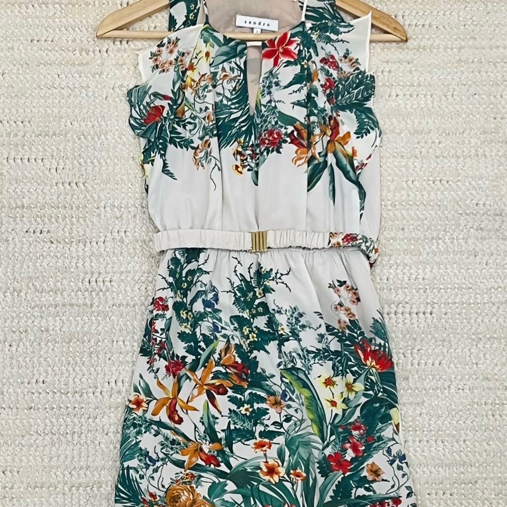 Sandro Floral Wedding Dress